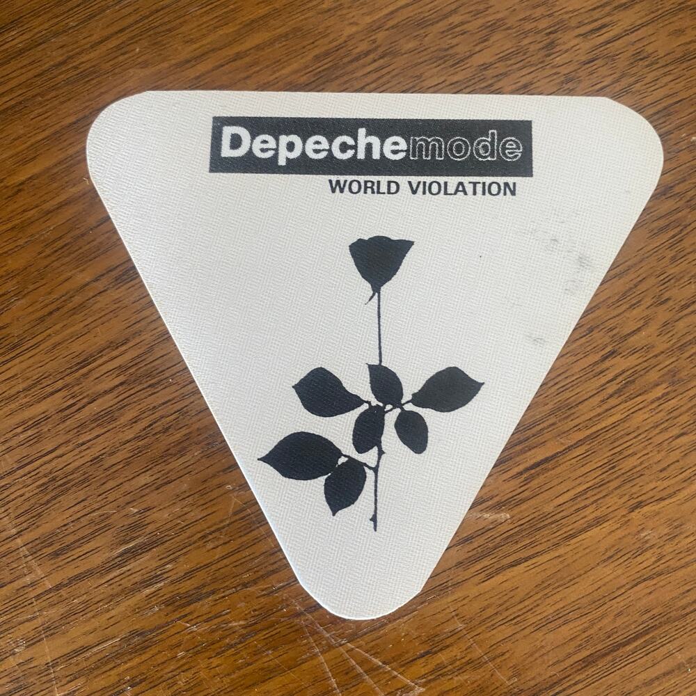 Depeche Mode World Violation Tour Backstage Pass 1990